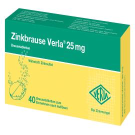 Zinkbrause Verla 25 mg Brausetabletten