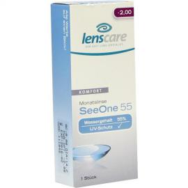 Lenscare Seeone 55 Monatslinse -2,00 dpt
