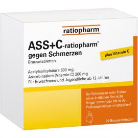 Ass + C ratiopharm gegen Schmerzen Brausetabletten