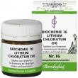 Biochemie 16 Lithium chloratum D 6 Tabletten