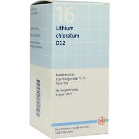 Biochemie Dhu 16 Lithium chloratum D 12 Tabletten