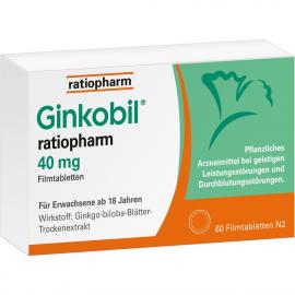 Ginkobil-Ratiopharm 40 mg Filmtabletten